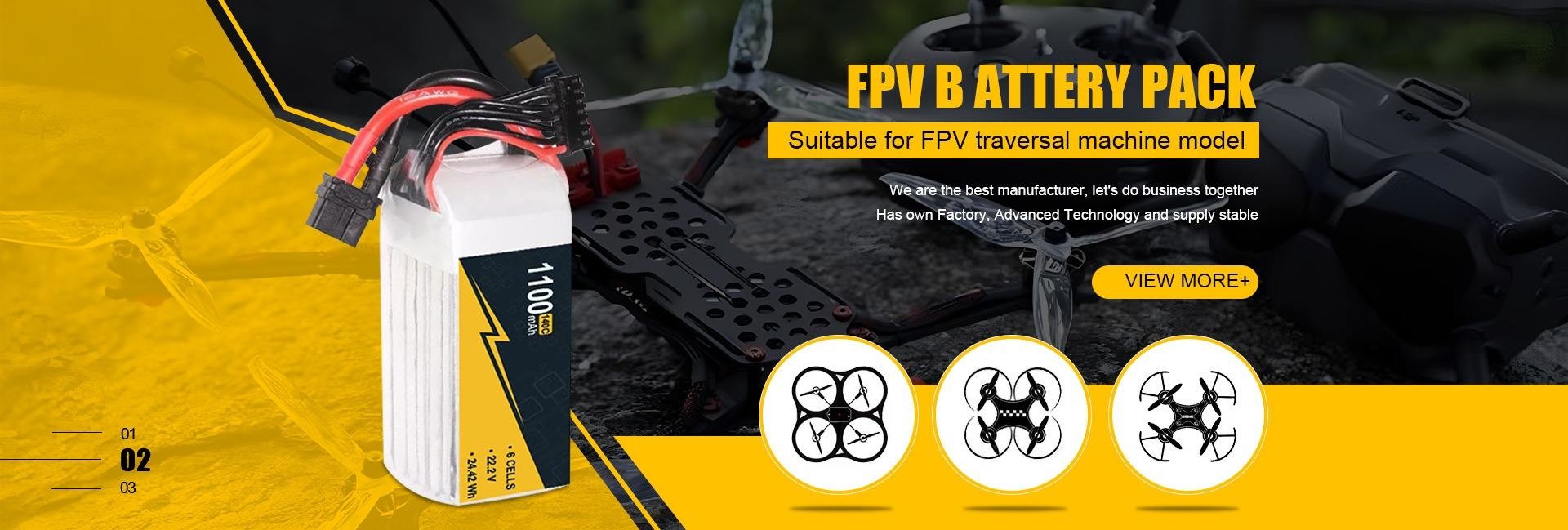 calidad FPV Batería Lipo fábrica